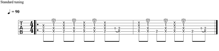 Partition 1 - Travail du pouce : shuffle