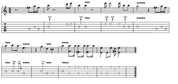 Partition 3 - Mesure 4 et 5 : Billed out and bound to Go