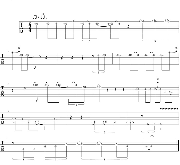 Partition 1 - Pentatonique étendue