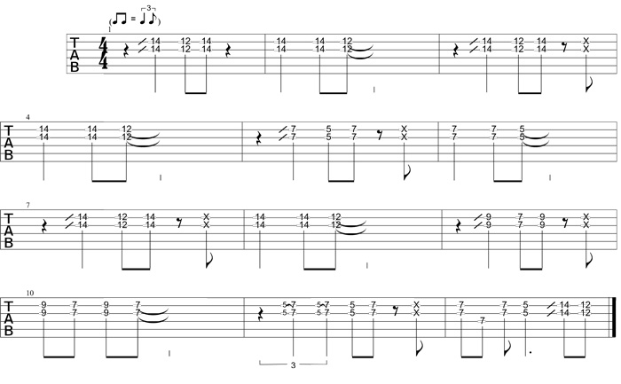 Partition 7 - Jeu en tierces