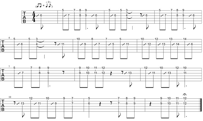 Partition 9 - Jeu en sixtes