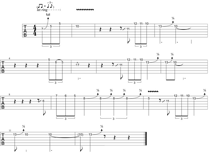 Partition 11 - Plan blues avec chromatisme