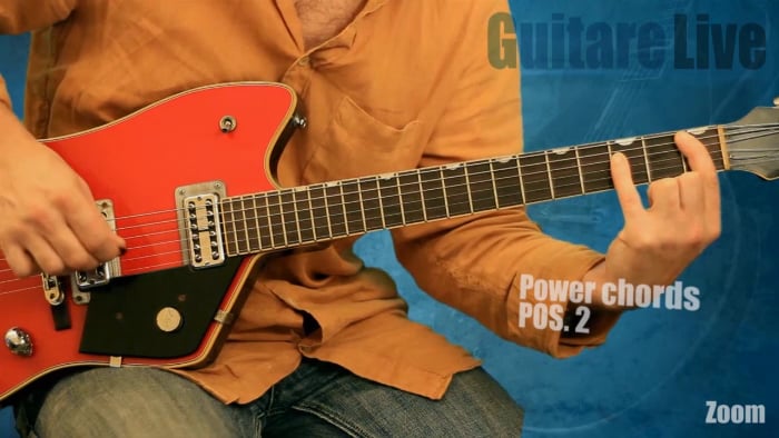 Power Chords de position 2 (Corde de La)