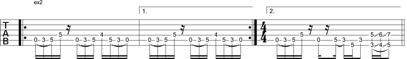 Partition 2 - Riff 2