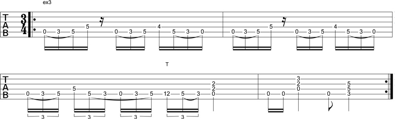 Partition 3 - Riff 3
