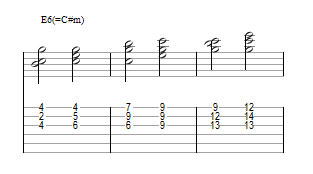 Partition 5 - Les accords de sixte