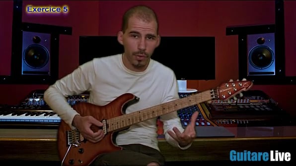 Couleur dorienne sur l'accord Xm7