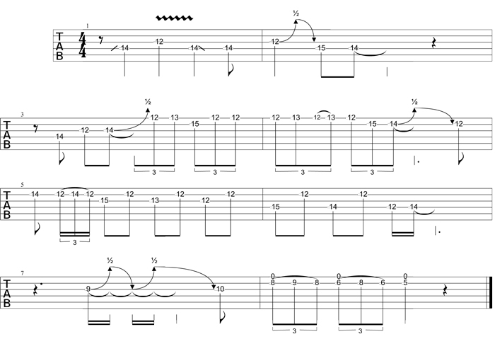 Partition 8 - Mélange de gammes : gamme diminuée