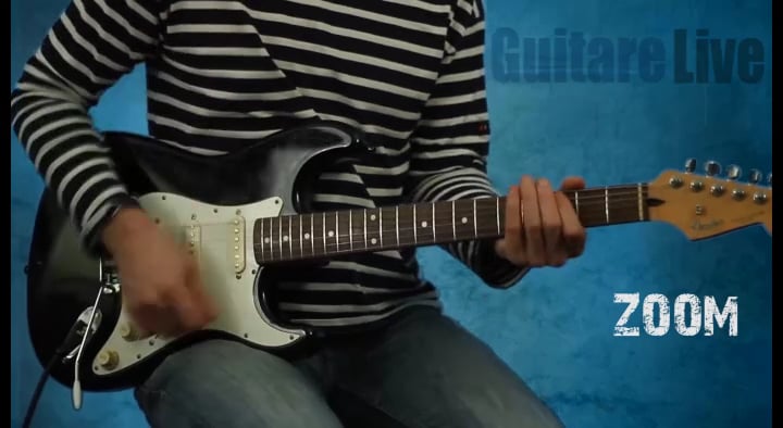 Exemple de riff en Ré