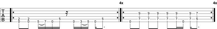 Partition 1 - Plan en octave à la Tom Morello