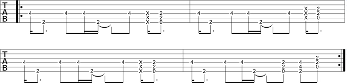 Partition 5 - Riff à la Tom Morello