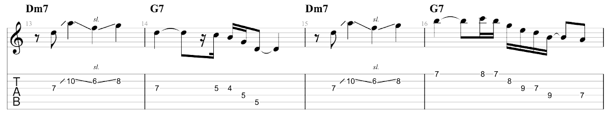 Partition 9 - Couplet (mesures 13-18)