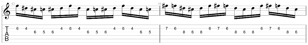Partition 8 - Solo 2 (Mesures 43-50)
