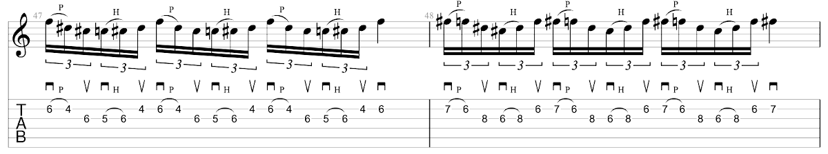 Partition 10 - Solo 2 (Mesures 43-50)