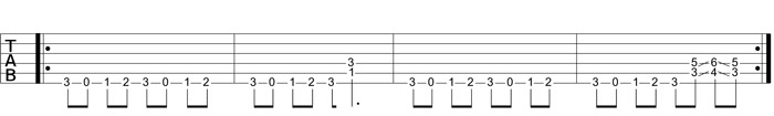 Partition 11 - Plan dans le style rock 4