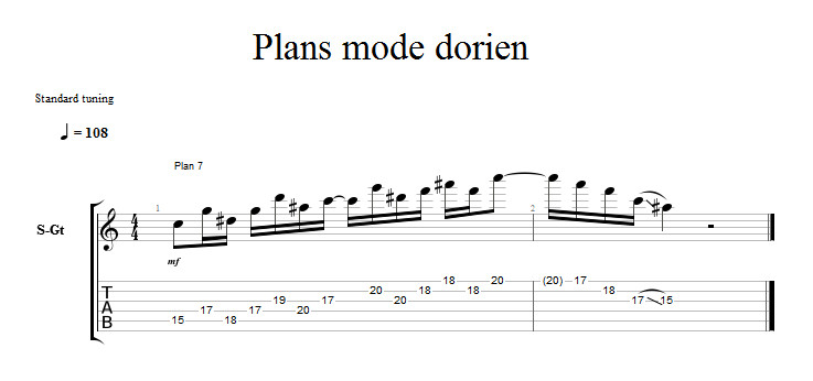 Partition 7 - Plan dorien 7 - Triades en déplacement