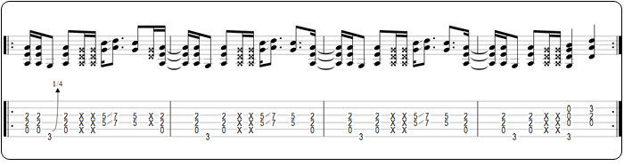 Partition 16 - Plan bluesy dorien en aller-retour