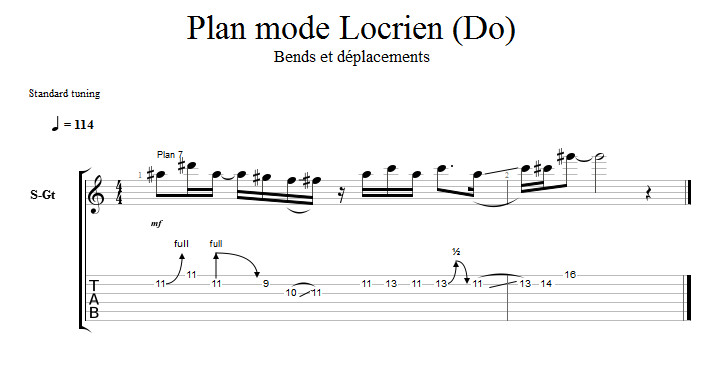 Partition 7 - Plan Locrien 7 - Bends et déplacements