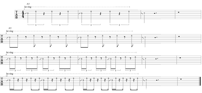 Partition 3 - Alternances de croches et de triolets - suite