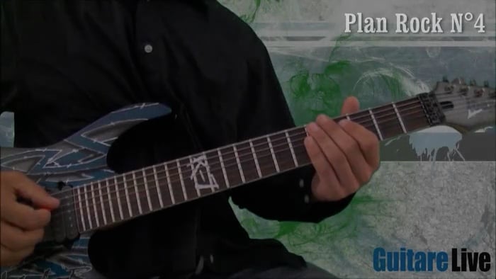 Plan Rock 4 Renversement sur riff de rock