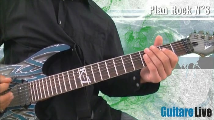 Riff Rock 8 Blues en Mi7