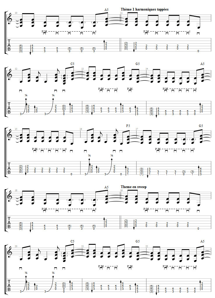 Partition 6 - La rythmique