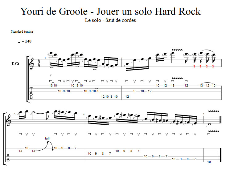 Partition 3 - Saut de cordes