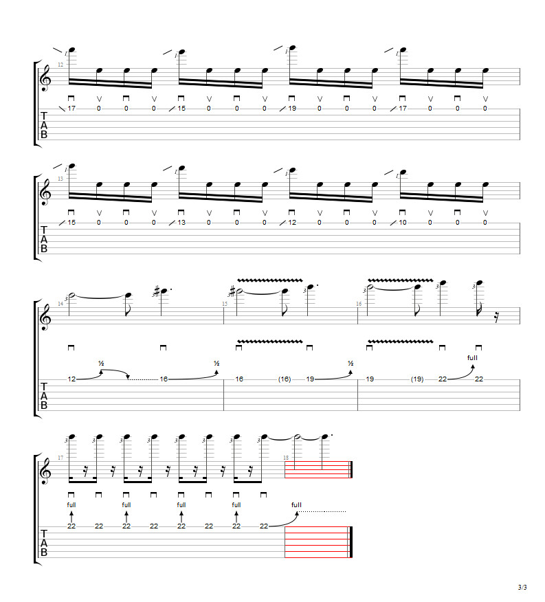 Partition 4 - Partie 2 - Solo sur 1 corde