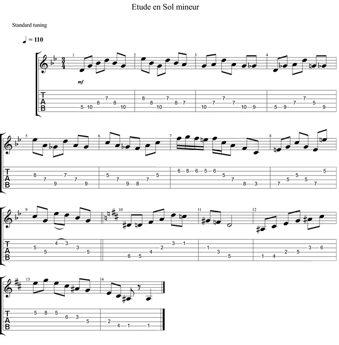 Partition 6 - Exercice 2