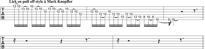 Partition 6 - Dans le style de Mark Knopfler