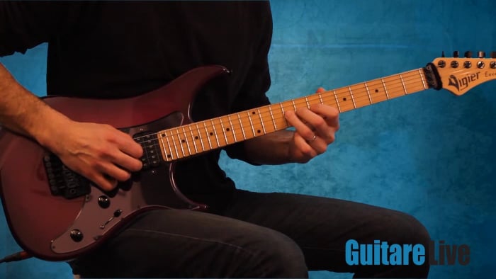 Plan à la John Petrucci - Descente en octave