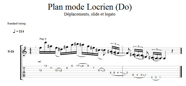 Partition 6 - Déplacements, slide et legato