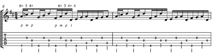 Partition 14 - « Kottke'style », premières phrases