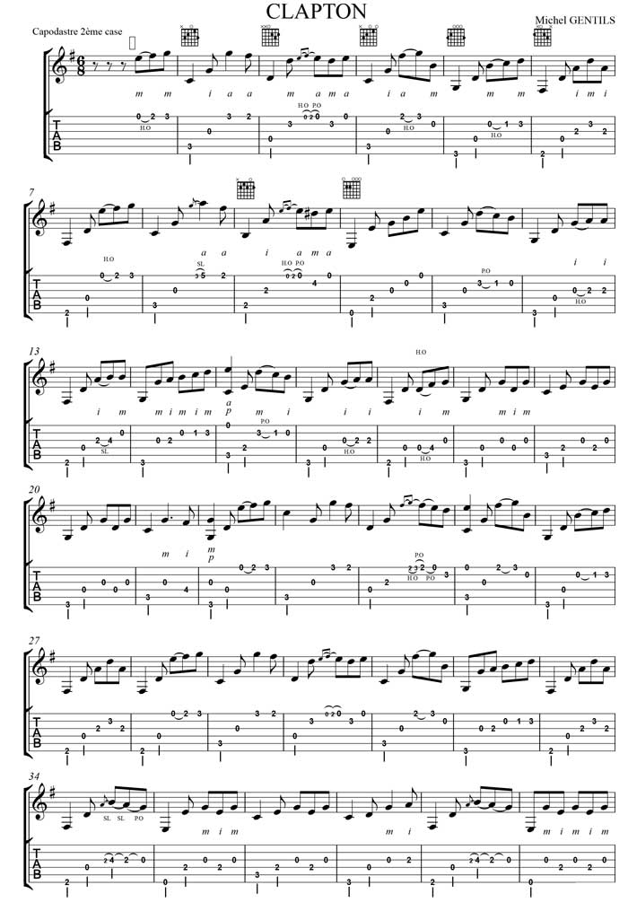 Partition 1 - Le morceau complet