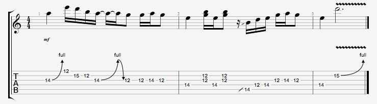 Partition 2 - Gamme pentatonique et Double Stop