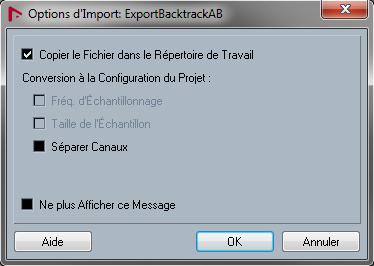 Partition 7 - La configuration d'un projet
