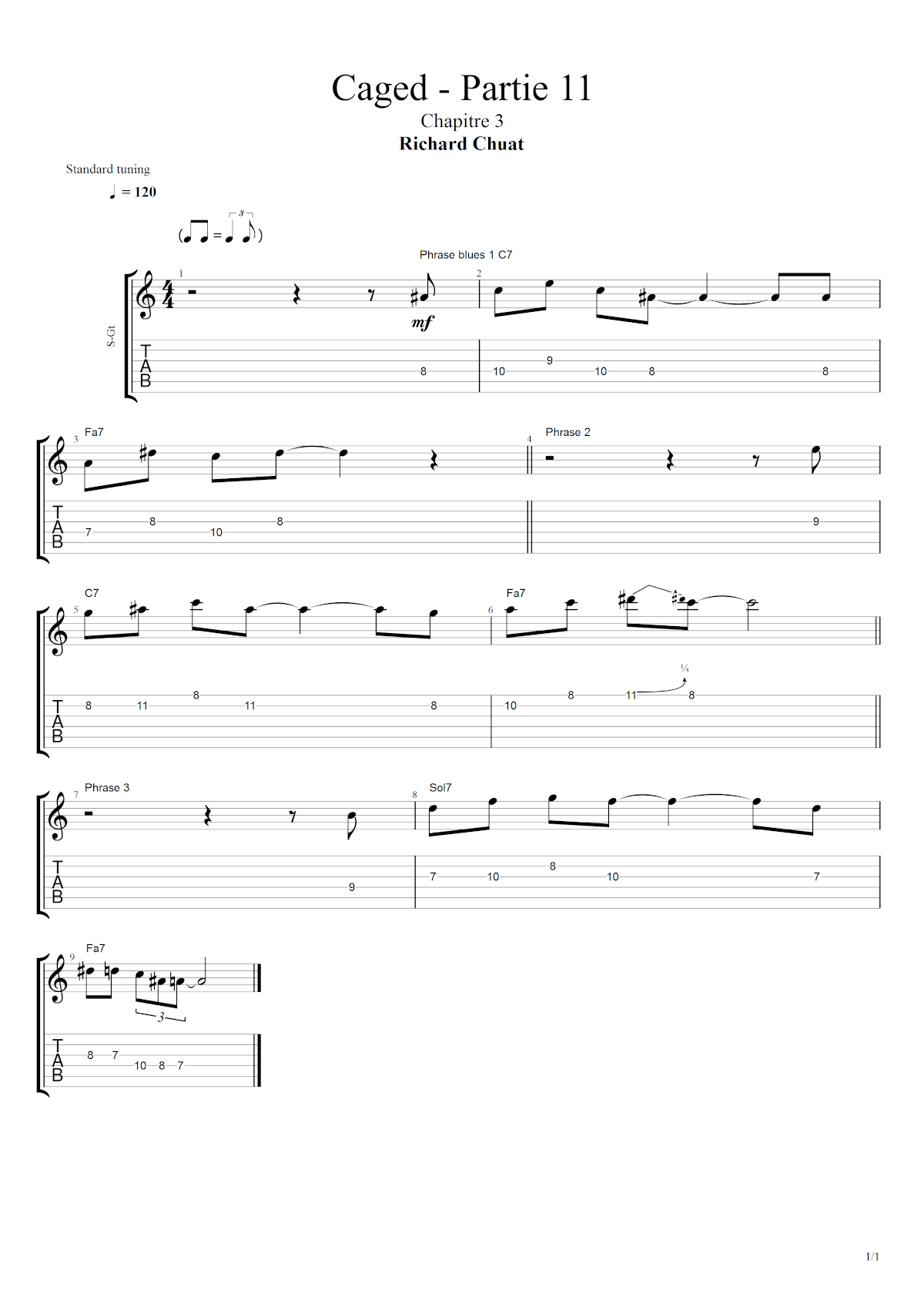 Partition 3 - Chapitre 3 : utilisation des arpèges