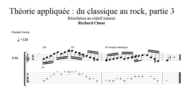 Partition 4 - Partie 4 : résolution au relatif mineur