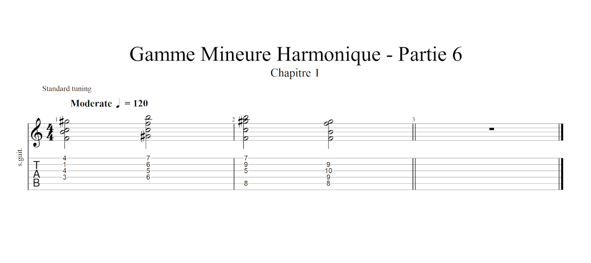 Partition 1 - Chapitre 1 : les intervalles de la gamme