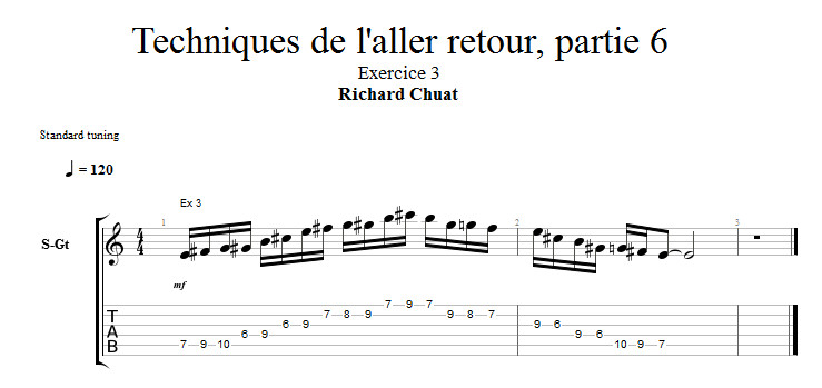 Partition 3 - Partie 3 : gamme penta majeure blues