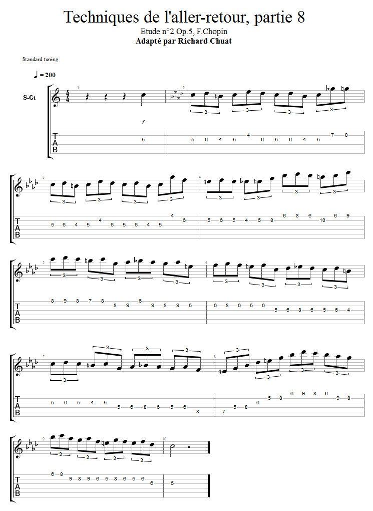 Partition 1 - Pièce Chopin