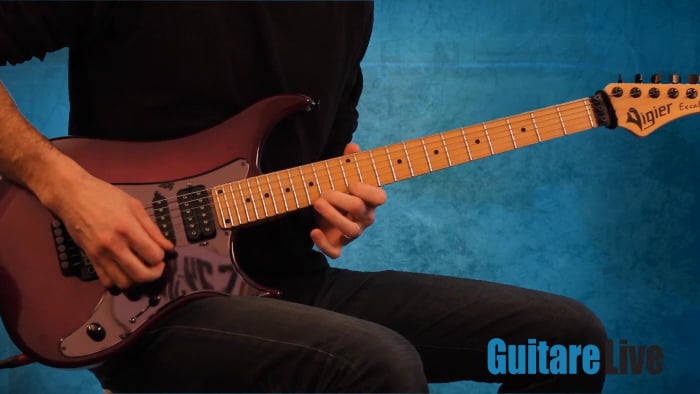 Plan à la John Petrucci - Boucle sur une corde