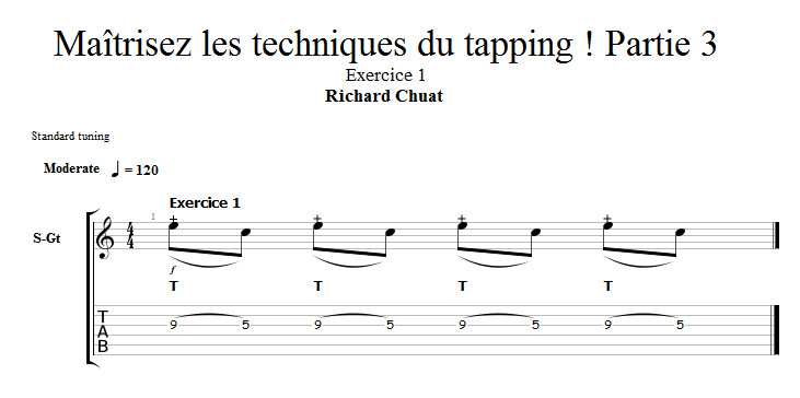 Partition 1 - Renforcement de la force des doigts
