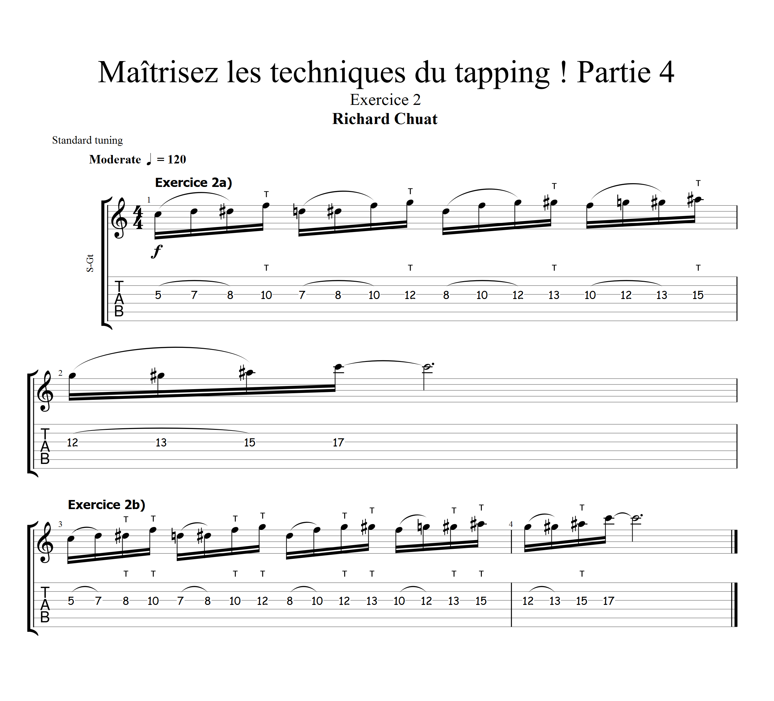 Partition 2 - Déplacement sur une corde
