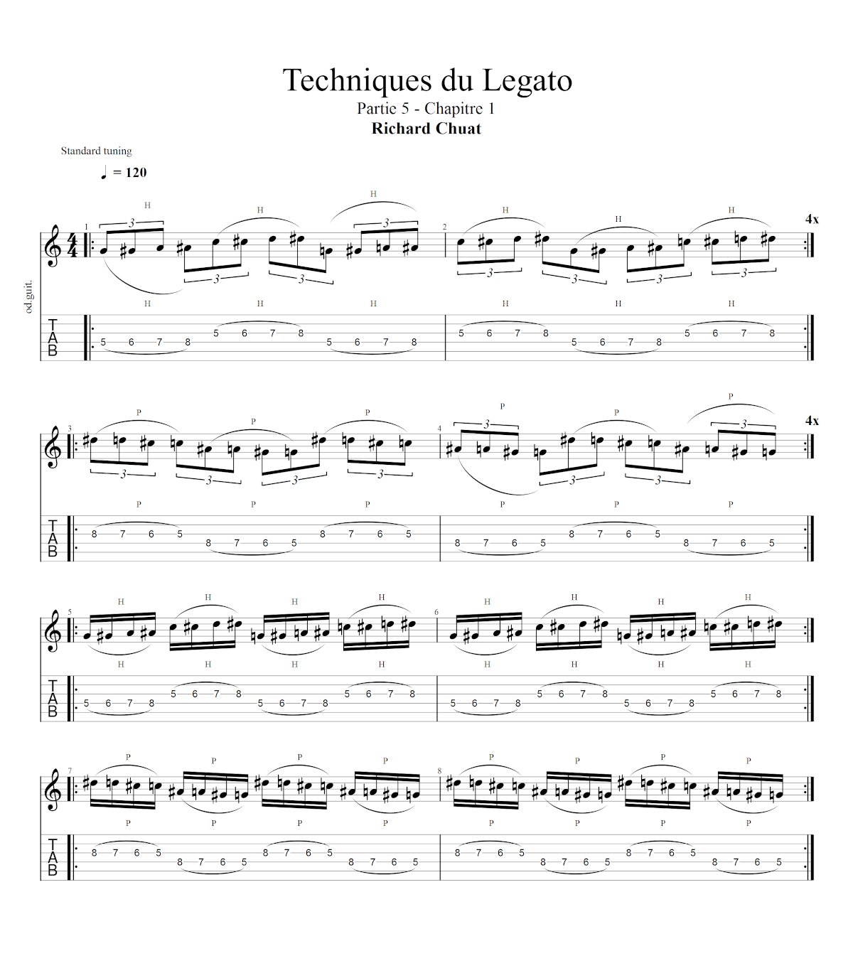 Partition 1 - Chapitre 1 : Mise en place rythmique