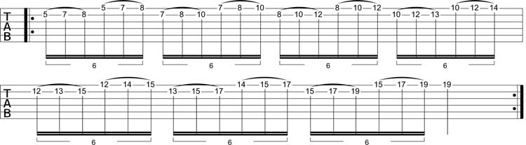 Partition 5 - Plan metal avec legato 5
