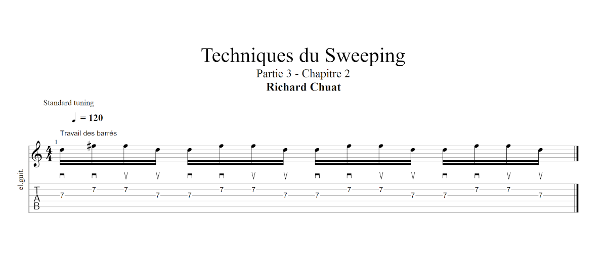 Partition 2 - Chapitre 2 : technique des roulés