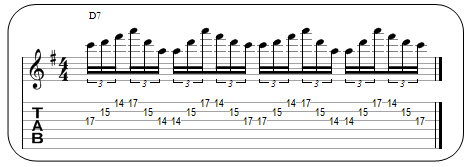 Partition 6 - Les arpèges de septième