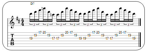 Partition 7 - Les arpèges de septième