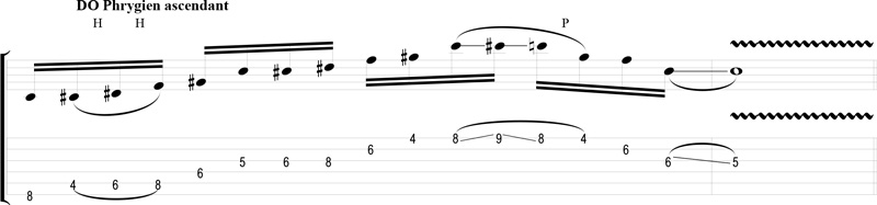 Partition 2 - Plan 2 - Sweeping Do Phrygien ascendant